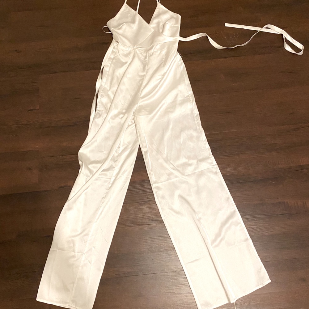 Naked Wardrobe white jumpsuit/romper
